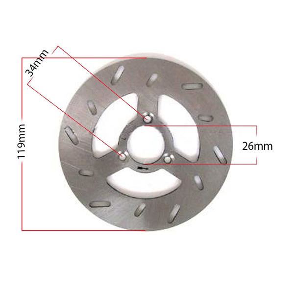 Mini Quad Brake Disc Rear