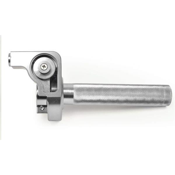 CNC Quick Action Throttle Silver
