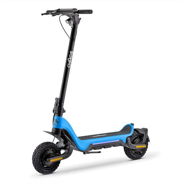 Chaos X5 1200w 48v 15ah Li Twin Motor Blue Electric Scooter (IP54)