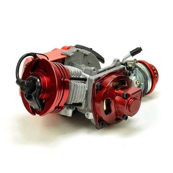 Mini Moto, Quad, Motard, Dirt Bike 50cc Race Engine Red
