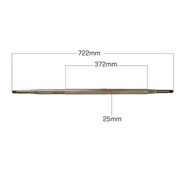 Funbikes Shark 50 Rear Axle 14-1101-00