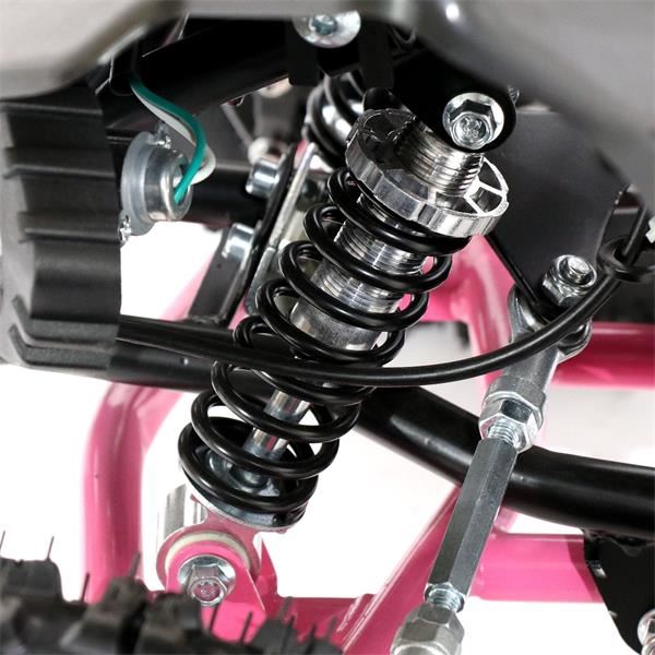 FunBikes Toxic 800w Black Pink Kids Electric Mini Quad Bike