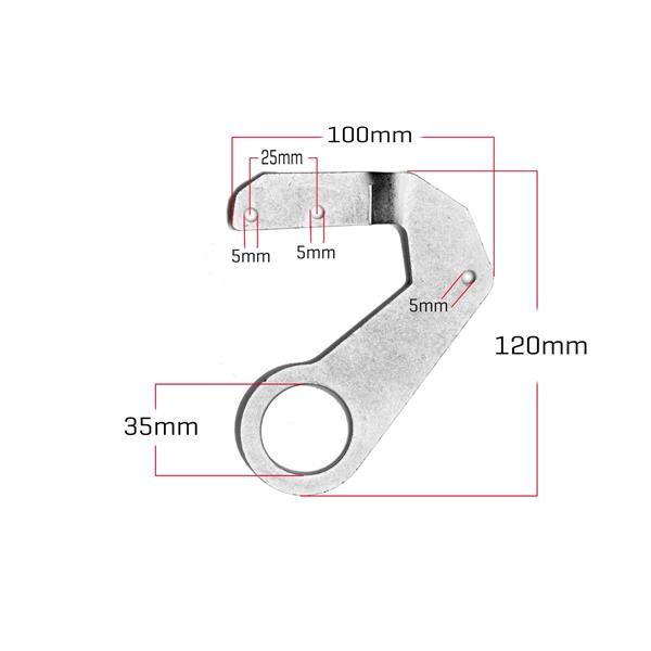 Funbikes 96 Electric Mini Quad Rear Brake Caliper Bracket