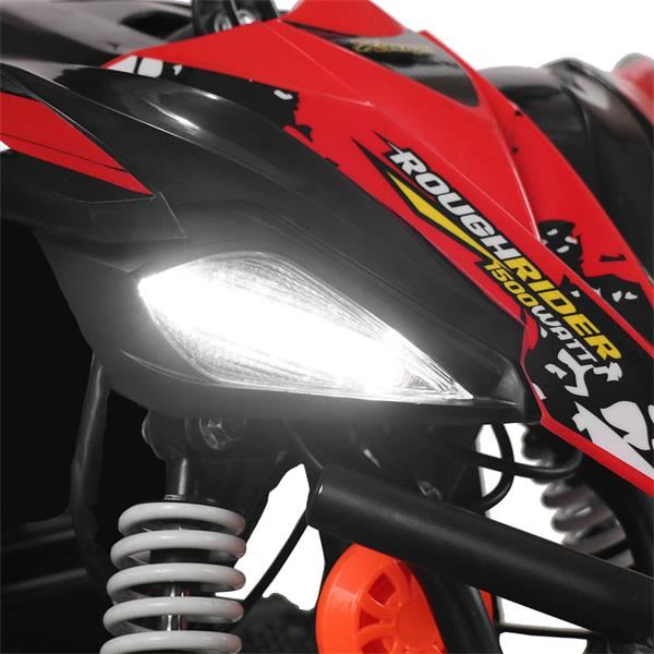 FunBikes X-Max Roughrider 1500w Lithium Electric Red Junior Quad Bike