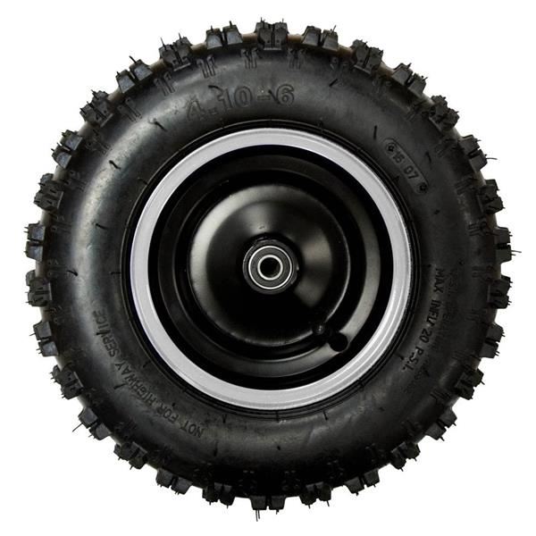 Funbikes Toxic Electric Mini Quad White Front Wheel