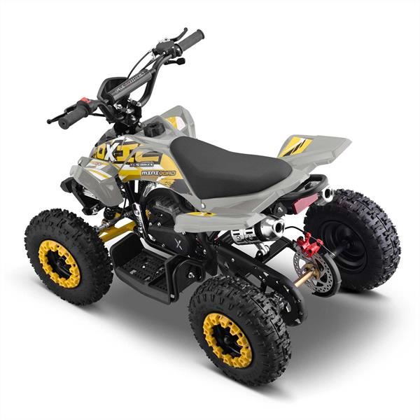 FunBikes Toxic 50cc Yellow Kids Mini Petrol Quad Bike