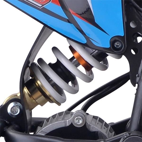 FunBikes MXR 1500w 48v Lithium Electric Motorbike 14/12 68cm Blue Kids Dirt Bike
