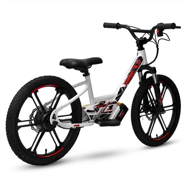 Amped A20 300w 36v 5.0ah Li White Kids Electric Balance Bike