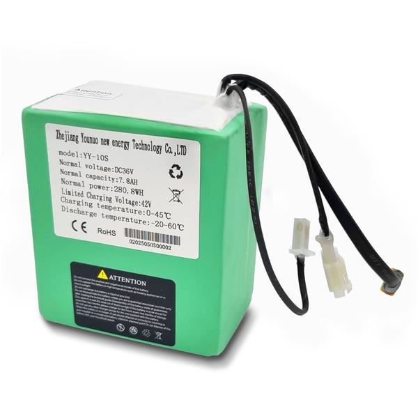 FunBikes MX 1000 36V 7.8AH Lithium Battery