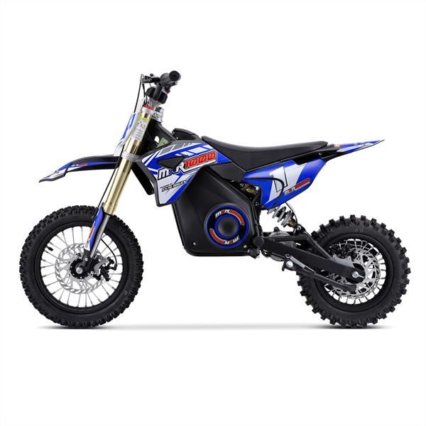 FunBikes MXR 1000w 36v Electric Motorbike 12/10 65cm Blue Kids Dirt Bike