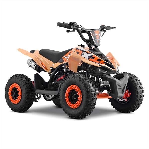 FunBikes Toxic 50cc Orange Kids Mini Petrol Quad Bike