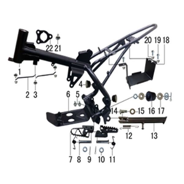 M2R 50R 90R Foot Peg Return Spring