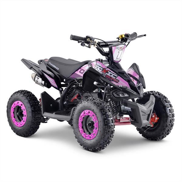 FunBikes Toxic 50cc Pink Kids Petrol Mini Quad Bike