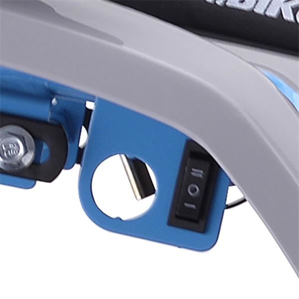 Funbikes Ranger 1000w Nardo Grey/Blue Kids 2024 Premium Electric Mini Quad Bike
