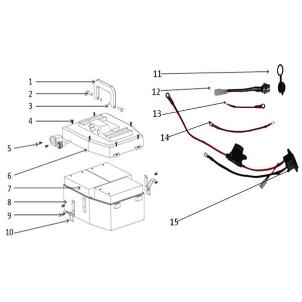 T-Max Roughrider 1000w Quad Bike Fuse Box & Power Socket
