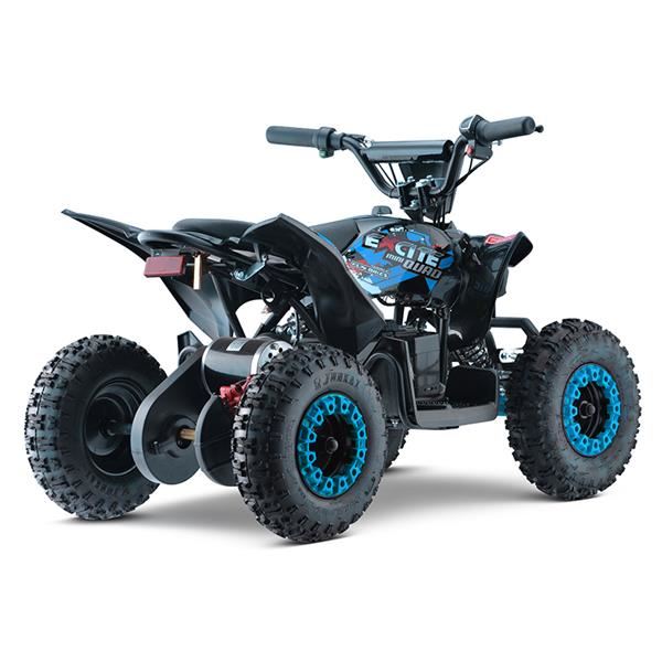 Excite 1000w Blue Kids 2023 Premium Electric Mini Quad Bike 