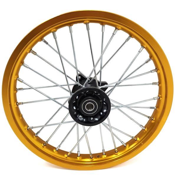 Pit Bike 14 Gold Front Wheel Rim