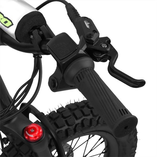 Amped A16 Pro 400w 36v 5ah Li Black Kids Electric Balance Bike
