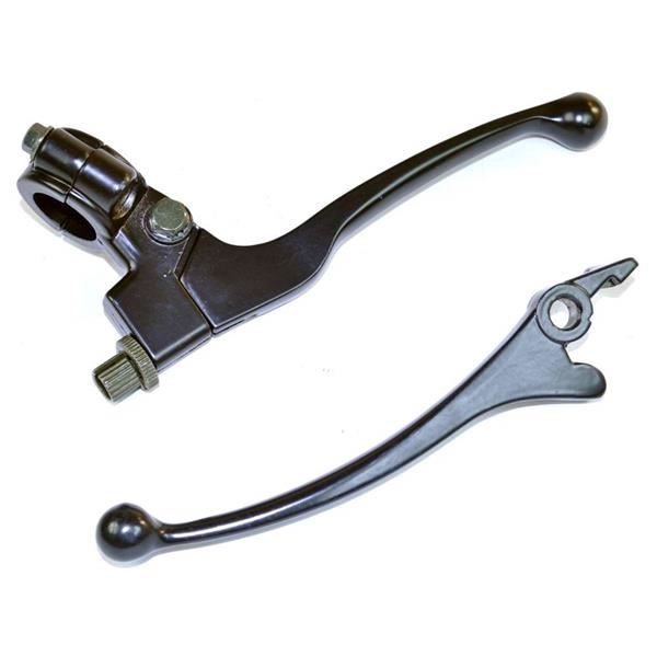 Pit Bike Clutch & Brake Lever Set Black