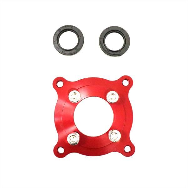 Pit Bike Red CNC Wheel Set with Kenda Tyres & SDG Hubs - 17''F / 14''R
