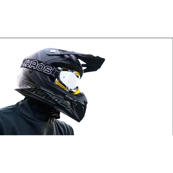 Chaos CS-1 Kids Motocross Crash Helmet Viper Green