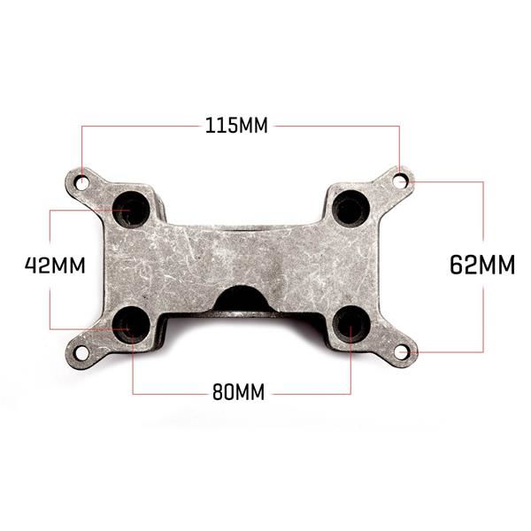 EGL 250 Quad Bike Handlebar Clamp Set