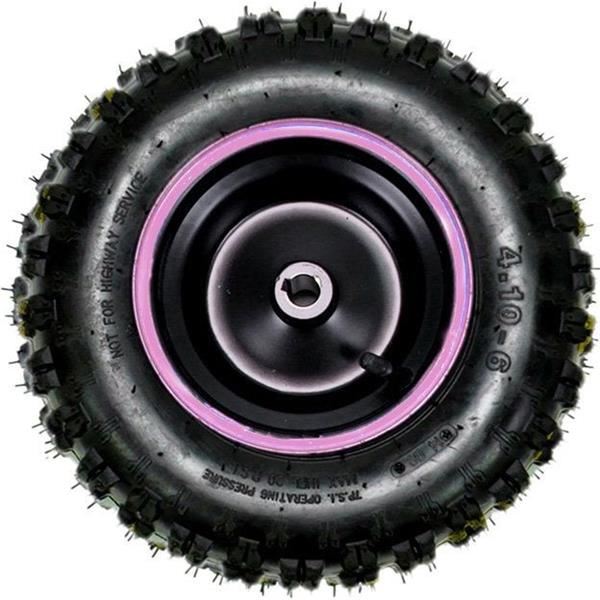 Mini Quad Bike Pink Rear Wheel