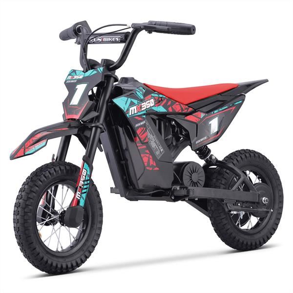 FunBikes MX350 Red Electric Kids Dirt Bike