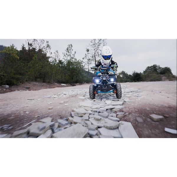 Funbikes Ranger 1000w Premium Nardo Grey Blue Kids Mini Electric Quad Bike