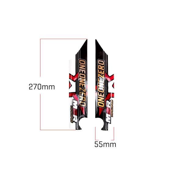 M2R KX110F Pit Bike Fork Guard Stickers 