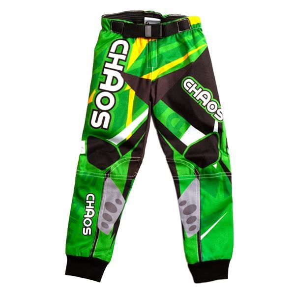 Chaos Kids Off Road Motocross Trouser Green 