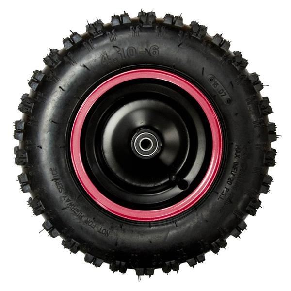 Mini Quad Bike Red Front Wheel