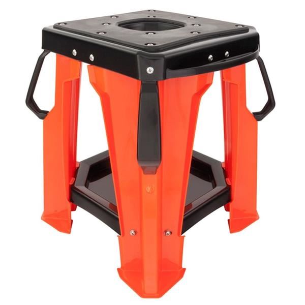 Dirt Pit Bike Pro MX Ridge Orange Stand