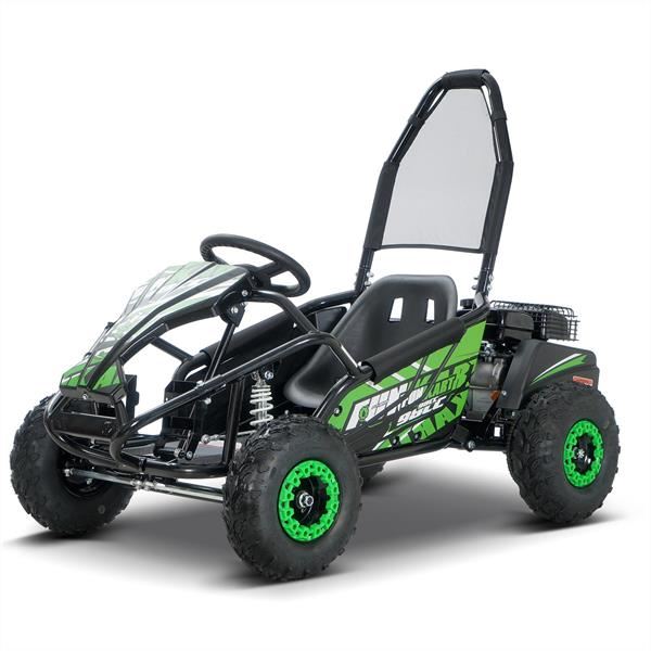 FunBikes Funkart Pro 98cc Green Kids Petrol Go Kart