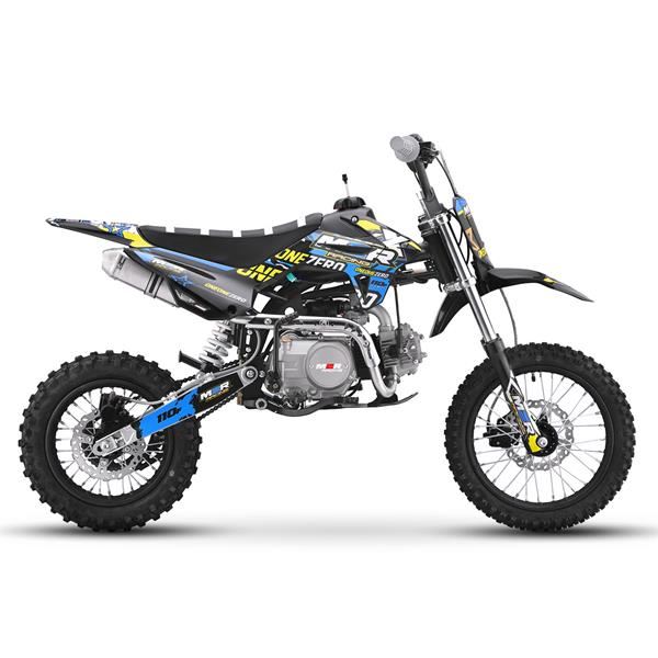 M2R Racing KX110F 110cc 14/12 76cm Blue Semi-Auto Pit Bike 2025 Model
