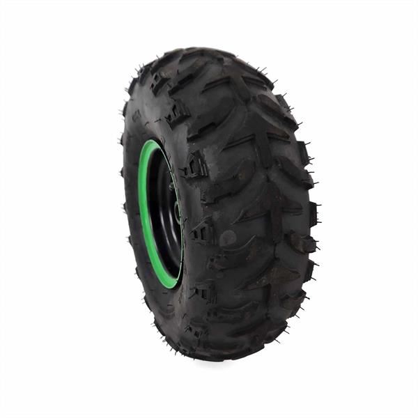 FunBikes Funkart Pro 98cc Petrol Go Kart Complete Rear Wheel Green LHS