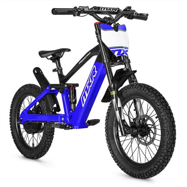FunBikes MXR Freestyle 18 500w 36v Li 18/18 Blue Electric MX Bike