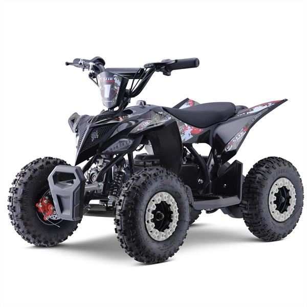 Excite 1000w Grey Kids 2023 Premium Electric Mini Quad Bike 