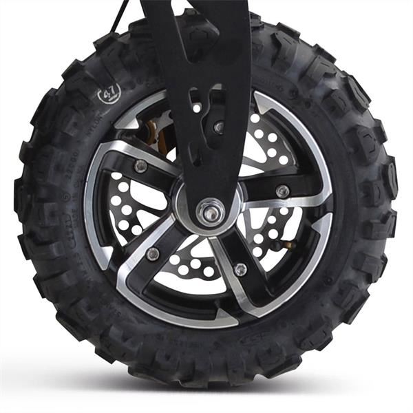 Chaos 48v 1600w Hub Drive Off Road Black Adult Electric Scooter