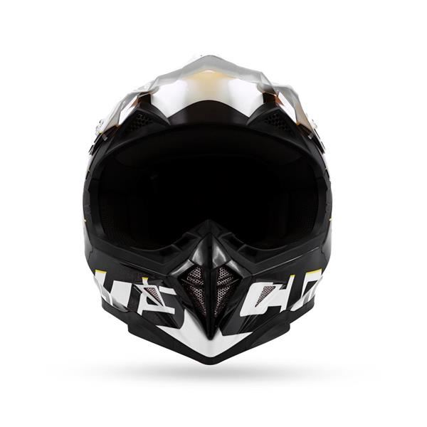 Chaos CS-1 Adult Motocross Crash Helmet White