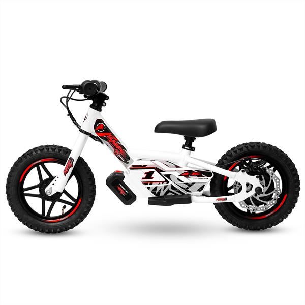 Amped A10 150w 18v 5.2ah Li White Kids Electric Balance Bike
