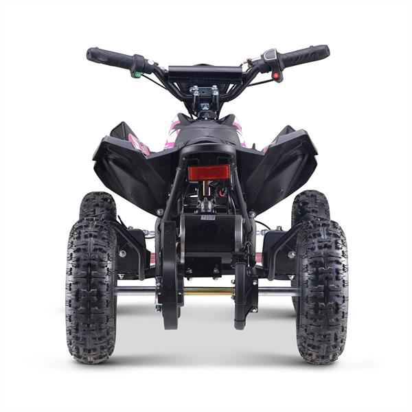 FunBikes Toxic 800w Black/Pink Kids Electric Mini Quad Bike V4