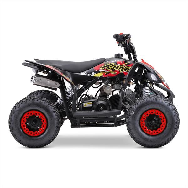FunBikes X-Max Roughrider 110cc Petrol Red Junior Quad Bike