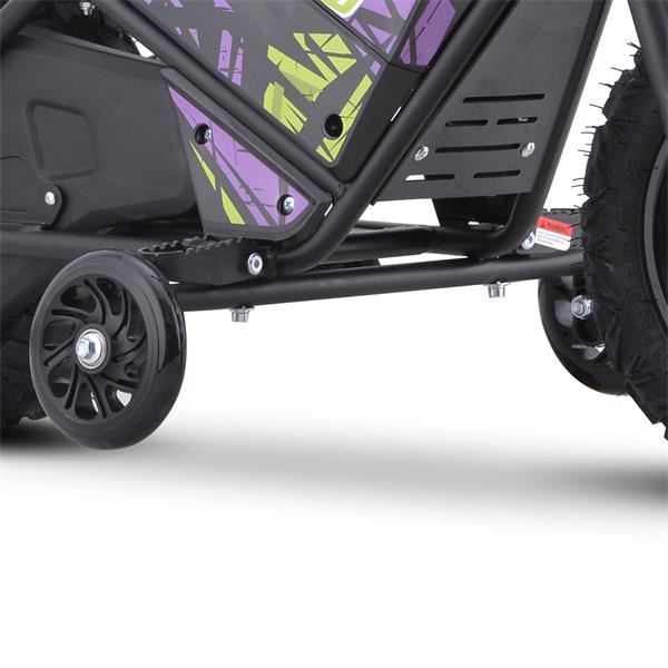 FunBikes MB250 250w 24v SLA Green Electric Kids Mini Bike