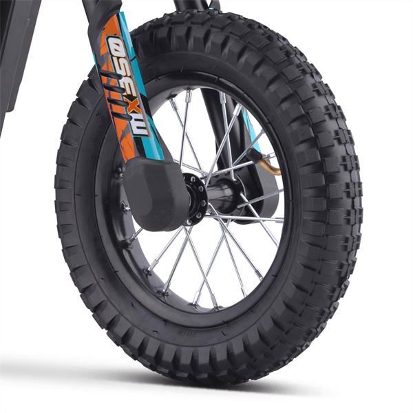 FunBikes MX350 36v 12/12 51cm Lithium Orange Electric Kids Dirt Bike