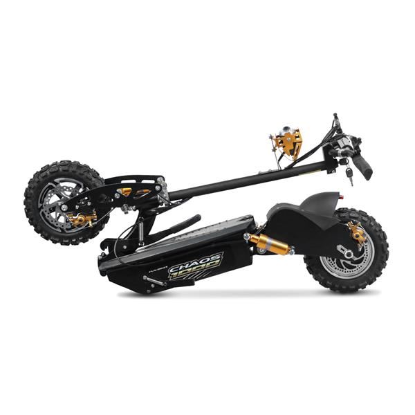 Chaos 1000w 48v SLA Hub Drive Black Off Road Electric Scooter