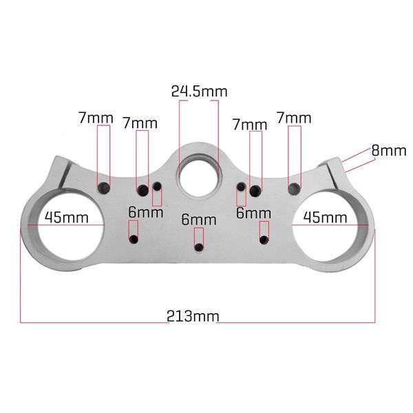 M2R 50R Fork Lower Triple Clamp