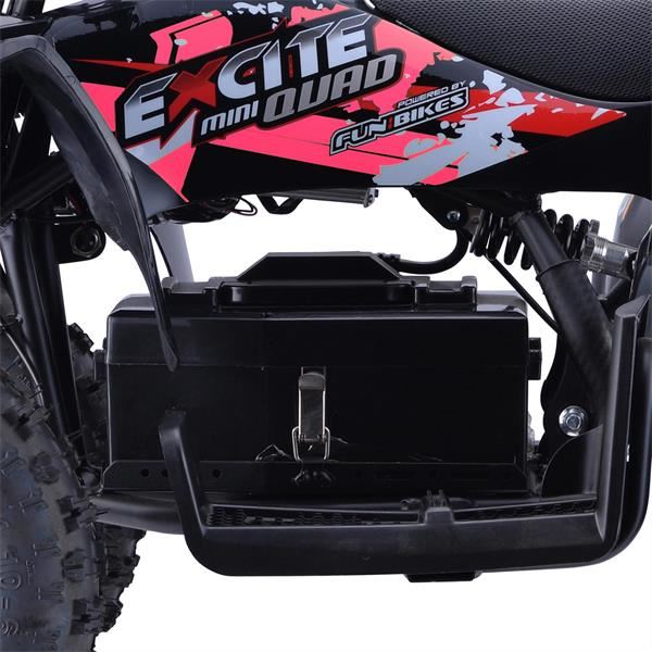 Excite 1000w Pink Kids 2023 Premium Electric Mini Quad Bike