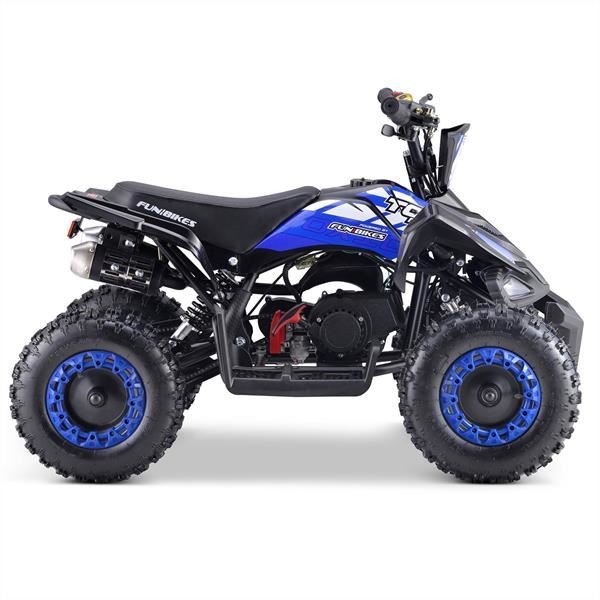 FunBikes Toxic 50cc Blue Kids Petrol Mini Quad Bike