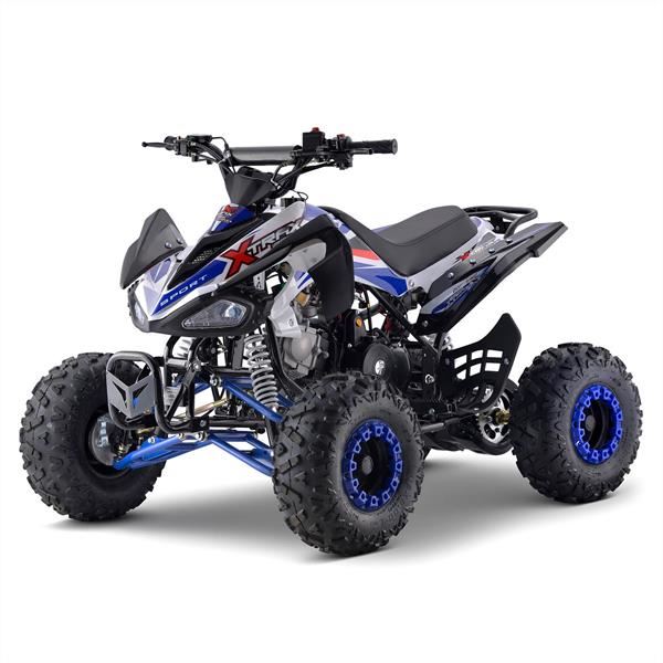 FunBikes Xtrax Sport 125cc Petrol Blue Junior Quad Bike